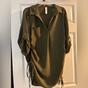 Blooming Jelly Elegant Olive Green Swim Cover up